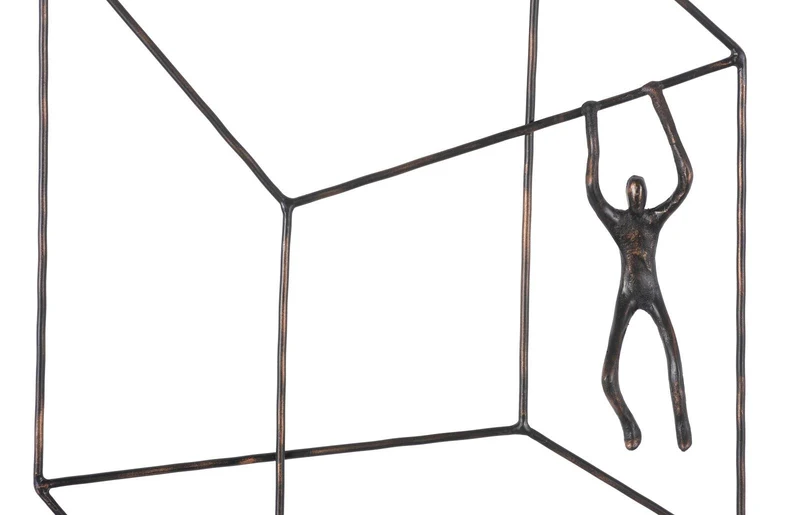 Sculpture murale Perspective 15.5x3x19"