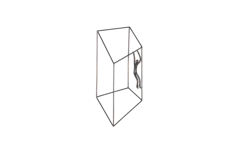 Sculpture murale Perspective 15.5x3x19"
