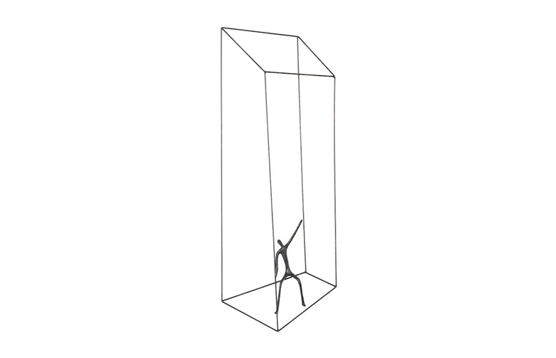 Sculpture murale Perspective 17.5x3x40.5"