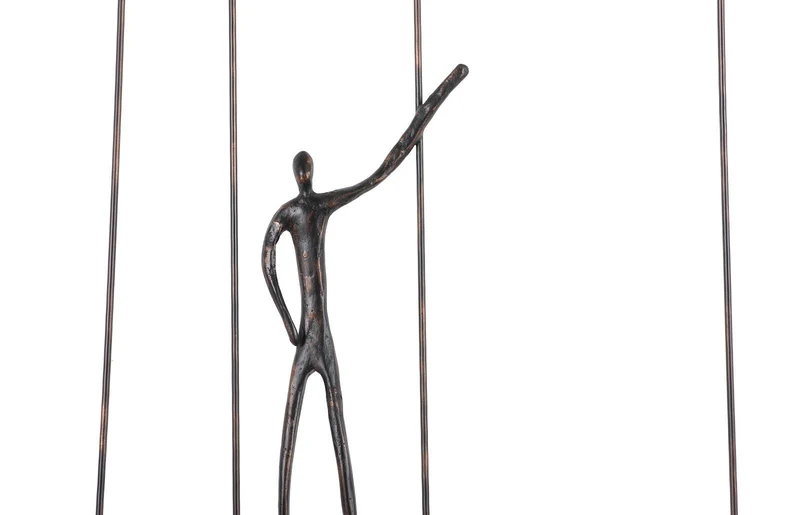 Sculpture murale Perspective 17.5x1x35"