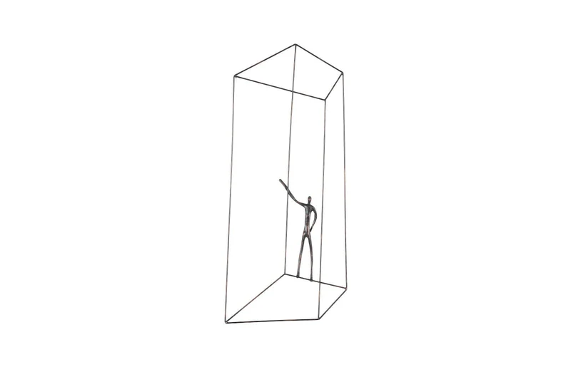 Sculpture murale Perspective 17.5x1x35"