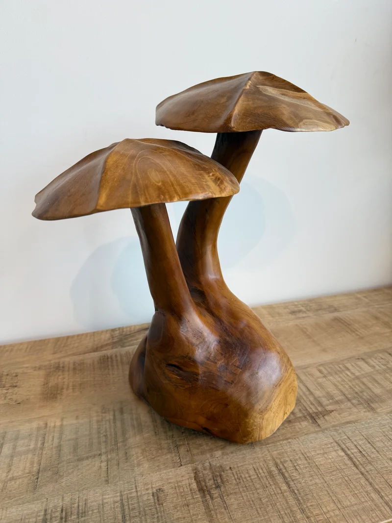 Décoration double champignon