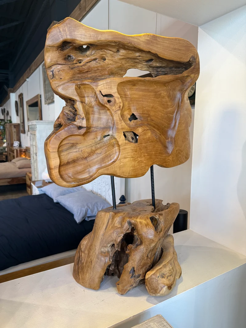 Sculpture en bois 35"