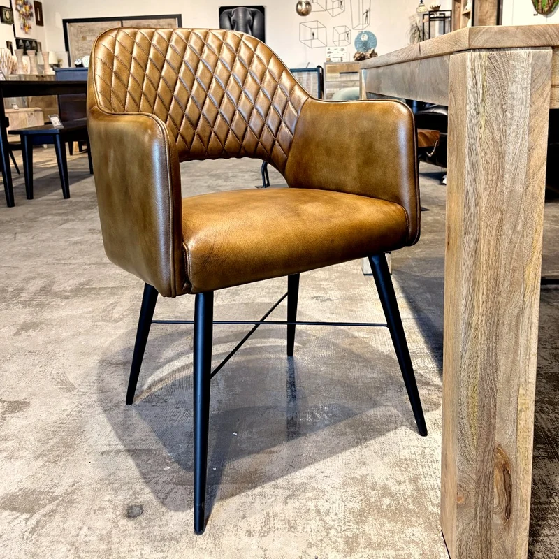 Chaise Felicia marron
