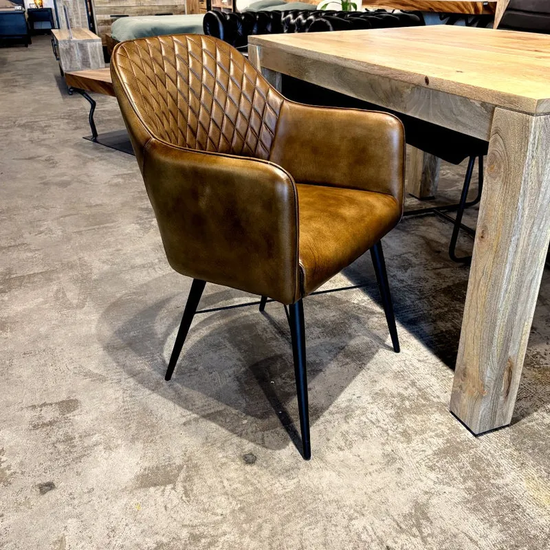 Chaise Felicia marron