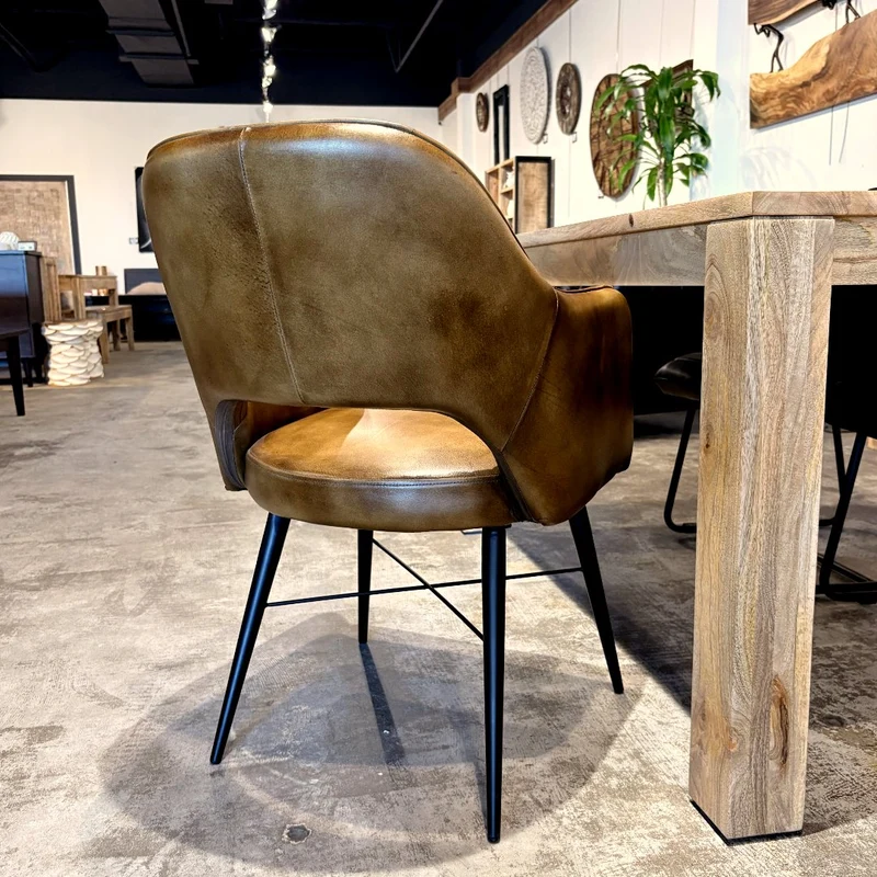 Chaise Felicia marron