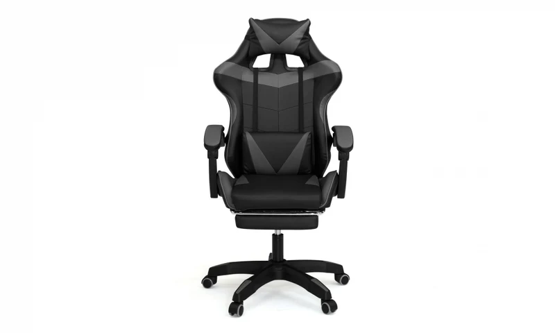 Fauteuil de bureau spécial gaming noir et gris