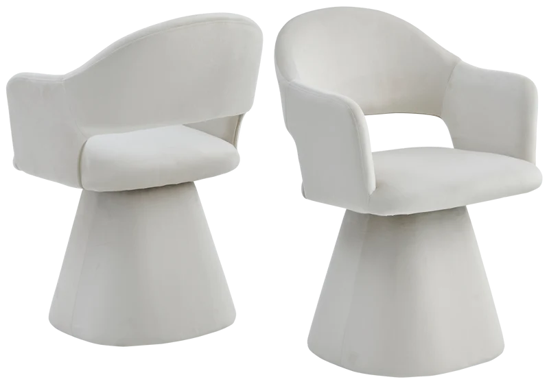 Ensemble table ronde et 4 chaises pivotantes - Arca