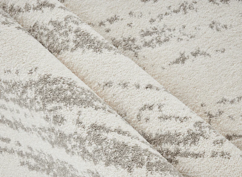 Tapis strié beige et gris 200 x 290 cm NOEA
