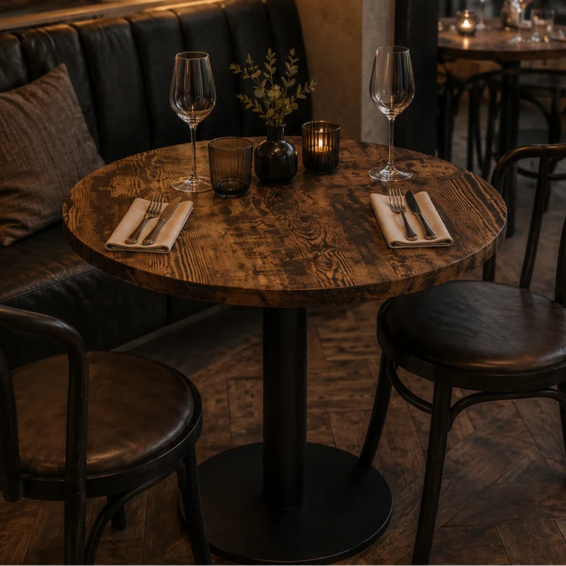 Plateau de table rond