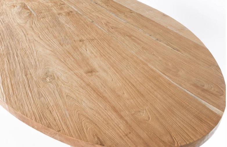 Table ovale Arya pied croisé