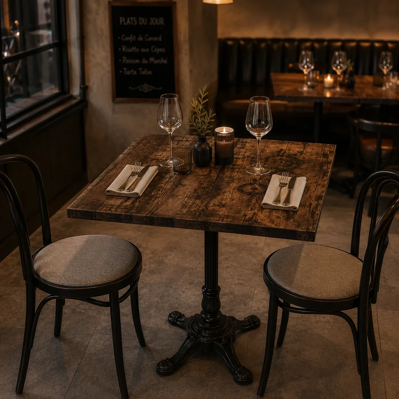 Plateau de table carré