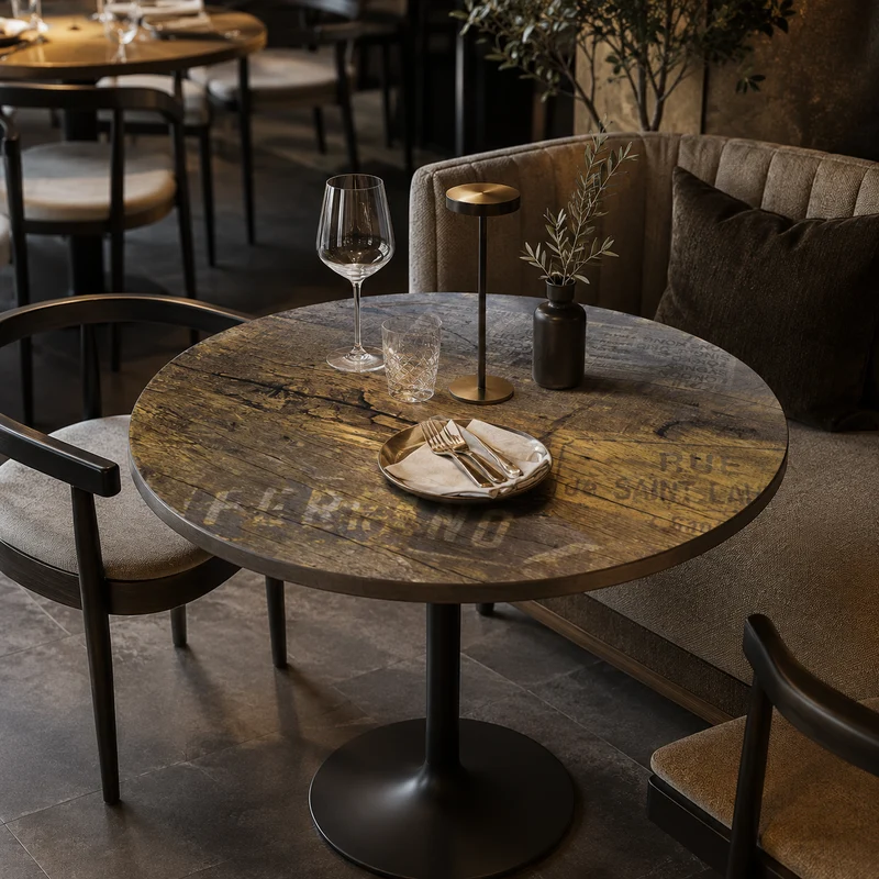 Plateau de table rond