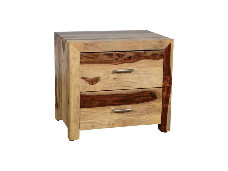 2 Tables de chevet Jamba – sheesham naturel