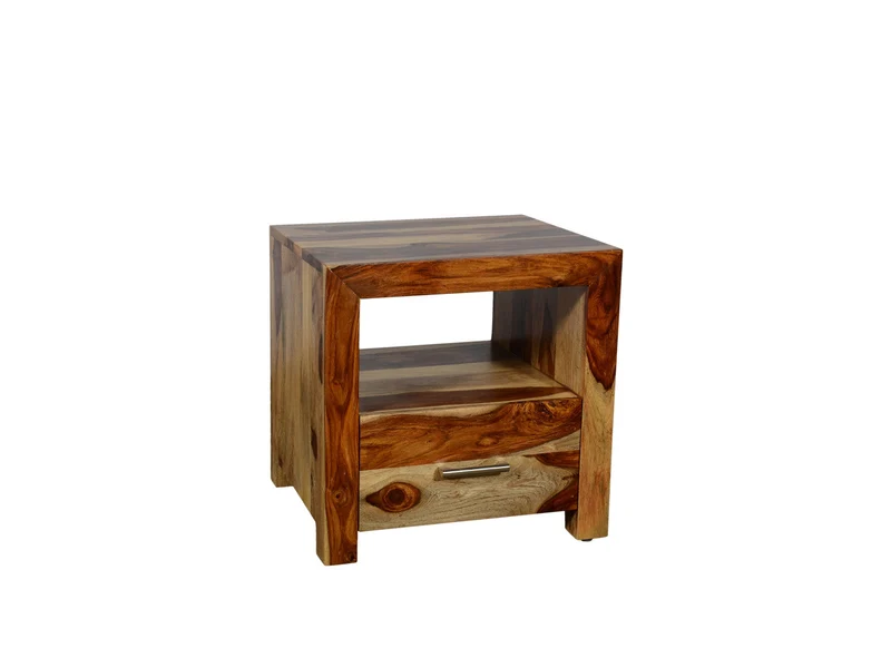 2 tables de chevet Enzo – sheesham natruel