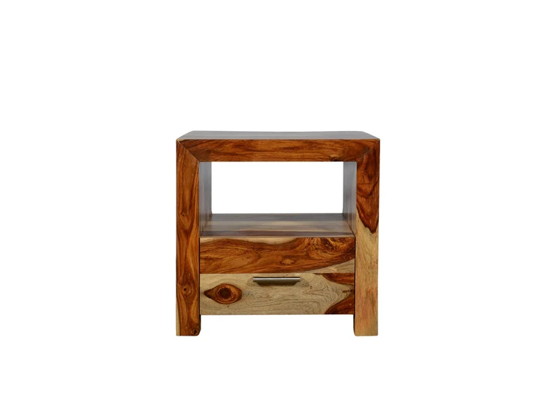 2 tables de chevet Enzo – sheesham natruel