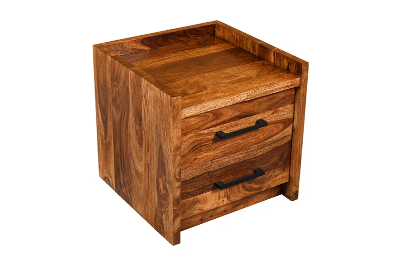 Table de chevet Nagpur brun