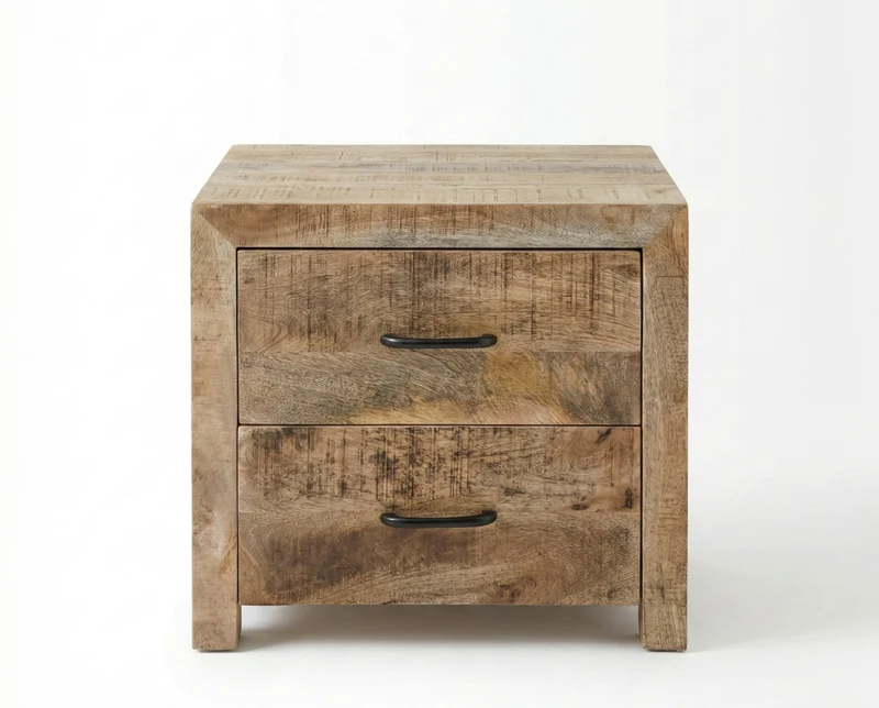 2 tables de chevet Sumara — manguier massif