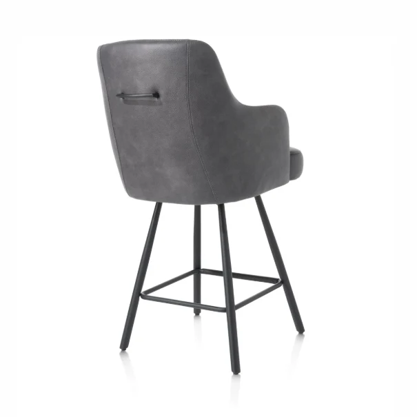 Chaise de bar anthracite | Eran