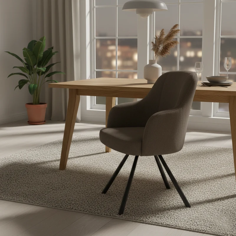 Fauteuil brun | Eran II