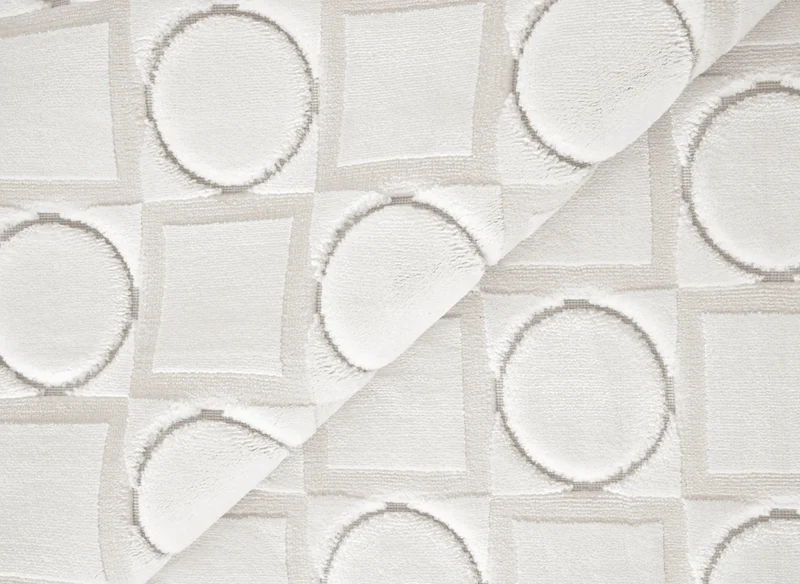 Tapis blanc écru à formes géométriques 154 x 230 cm KAELIES