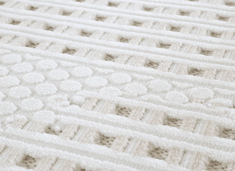 Tapis gris et taupe à motifs graphique 160 x 230 cm SIRMA