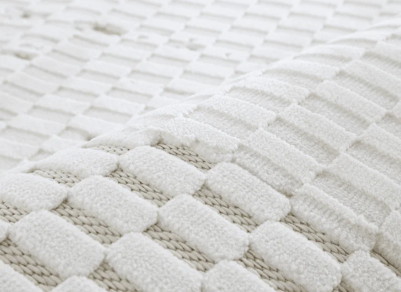Tapis gris à motifs géométriques 200 x 290 cm VIENNE