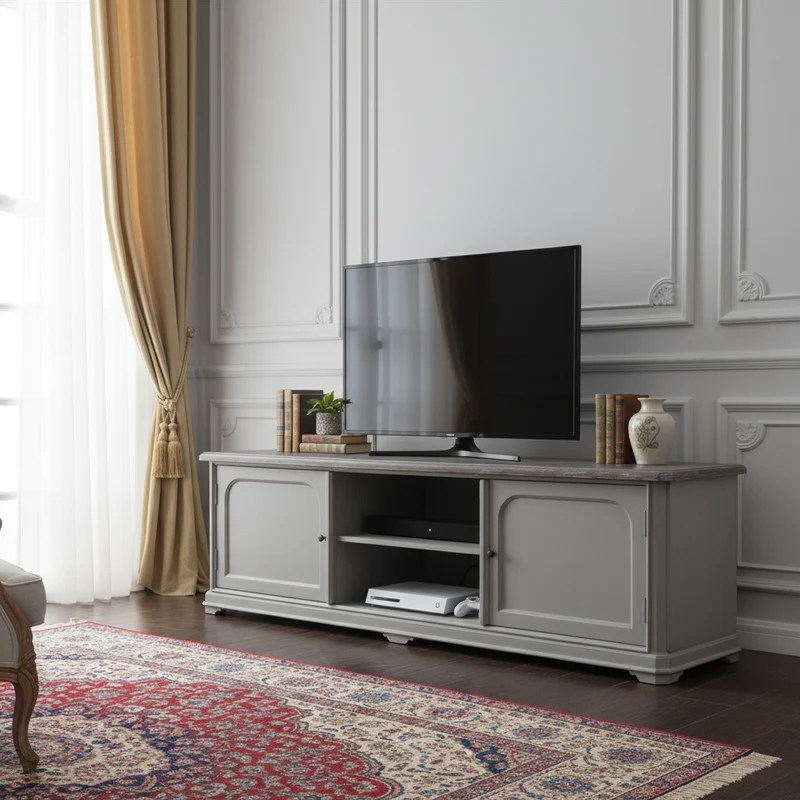 MANOIR MEUBLE TV 180 2 PORTES