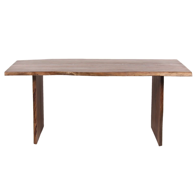 Table de repas a bord naturel | Acacia Sansur