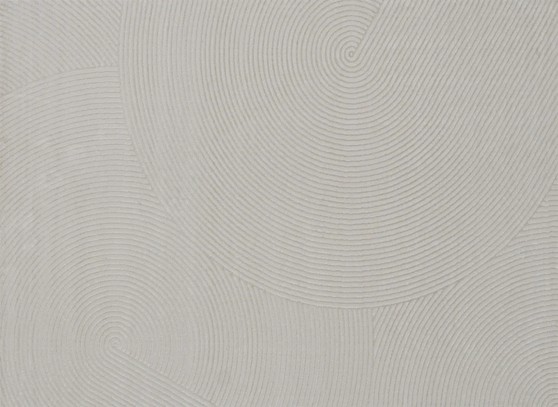 Tapis gris à motifs circulaires 160 x 230 cm NOLOCO