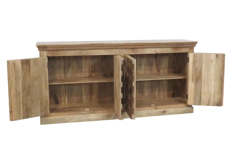 Buffet Bakhra 4 portes naturel