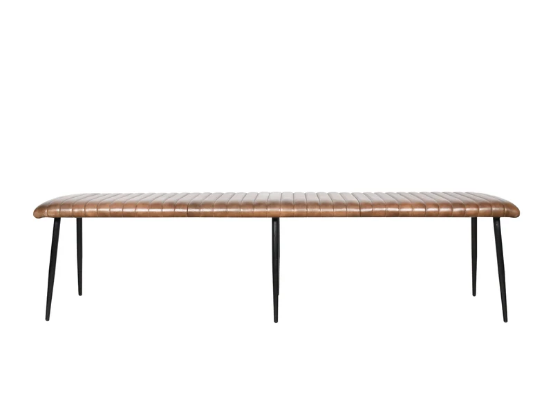 Banquette Luna cuir marron