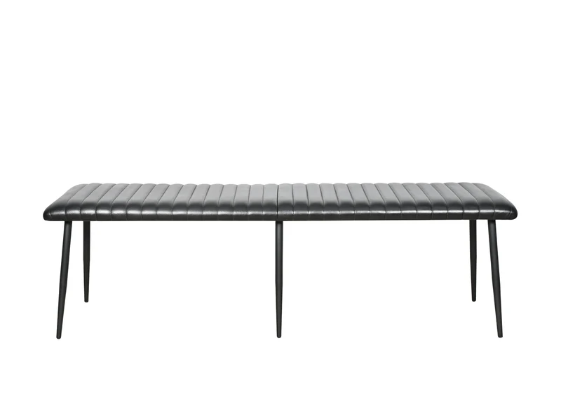 Banquette Luna cuir noir