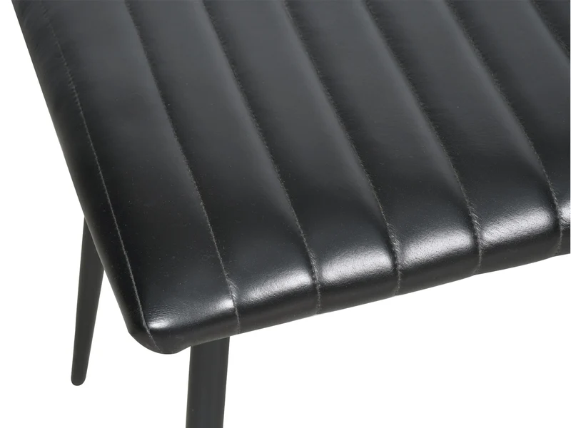 Banquette Luna cuir noir