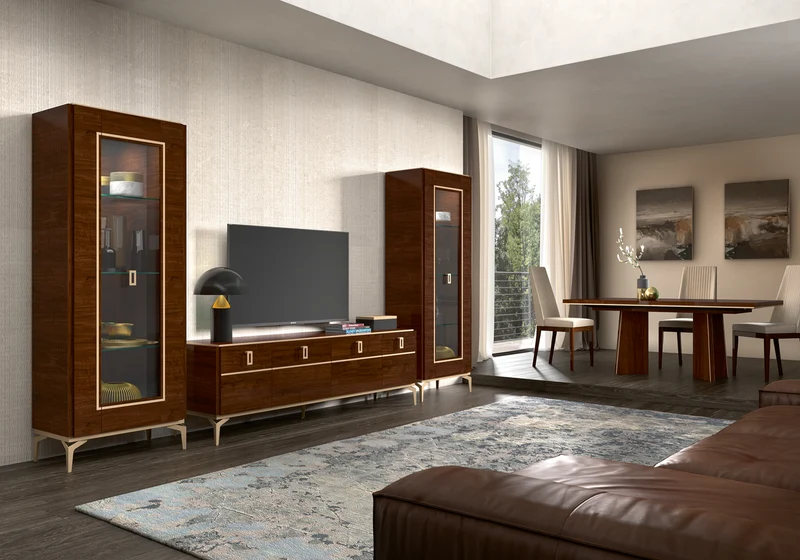 Meuble TV 140 cm et table basse – Eva