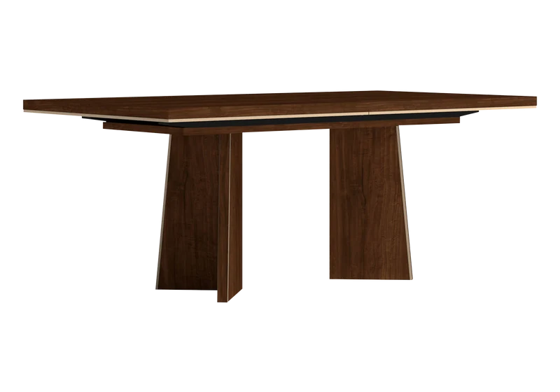 Salle à manger complète 180–225 cm noyer – Eva