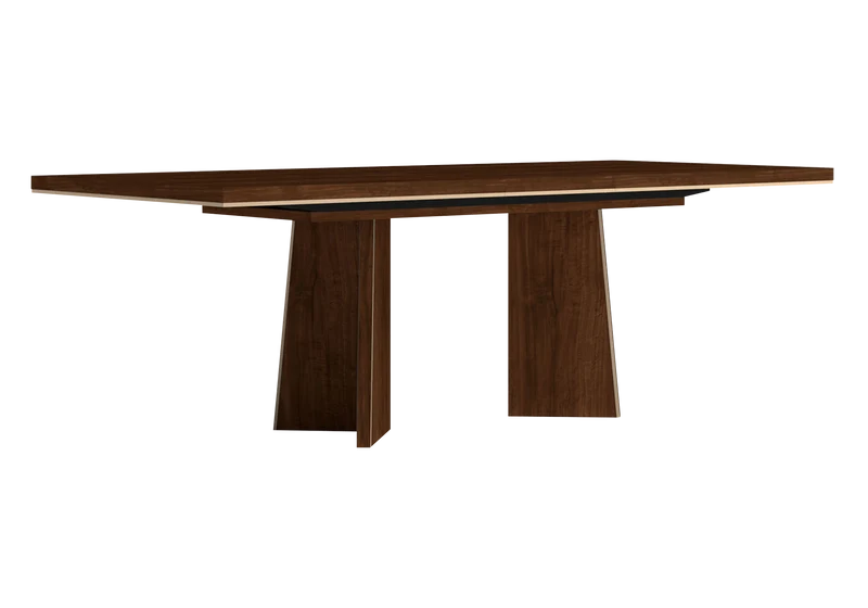 Salle à manger complète 180–225 cm noyer – Eva