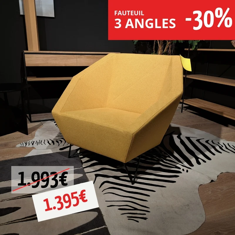 Un fauteuil - 3 angles