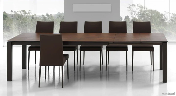 Table fixe ou extensible - plateau céramique - Enix