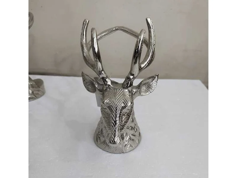 Porte bouteille tête de reine en aluminium