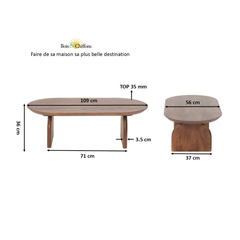 Table basse 110 cm | Ariel II