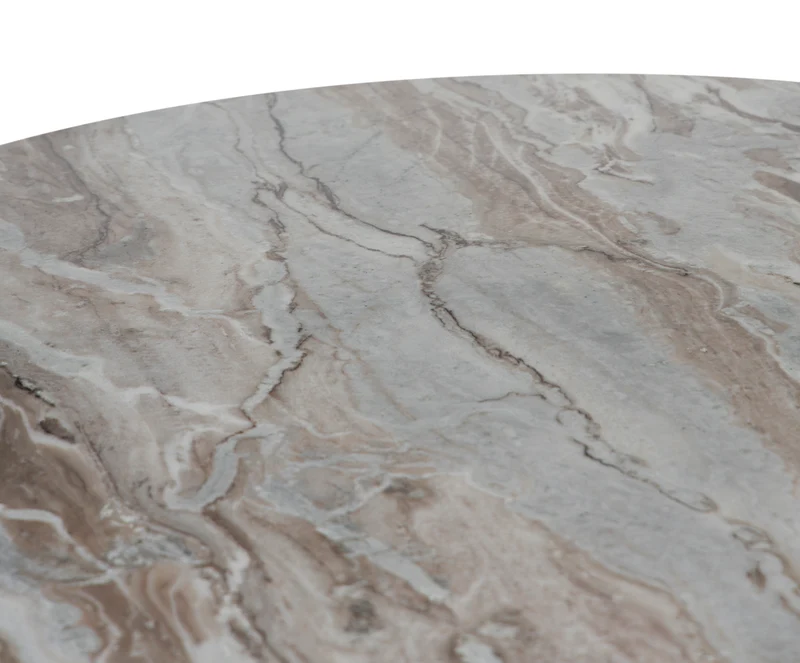 Table a manger ronde plateau marbre | Manguier Kfir III