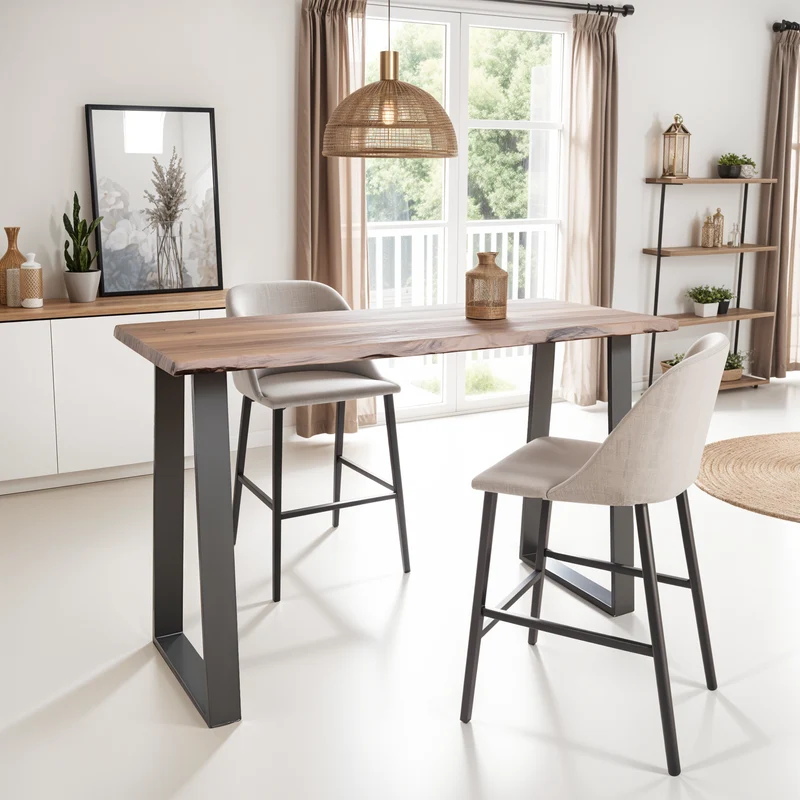 Table de bar Acacia 140 cm | Forest II