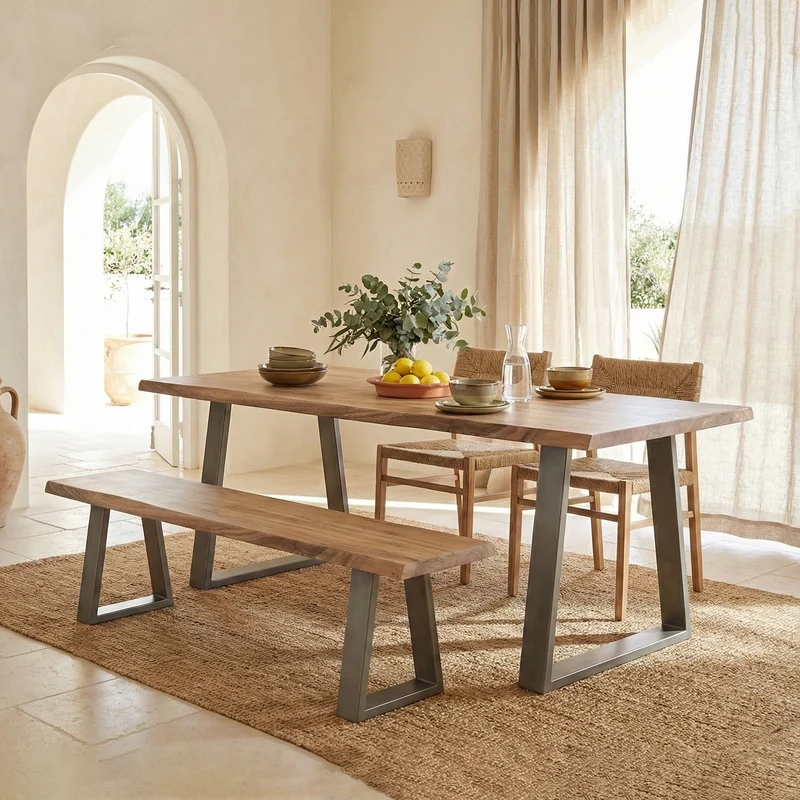 Table a manger en bois Acacia 180 cm | Forest II