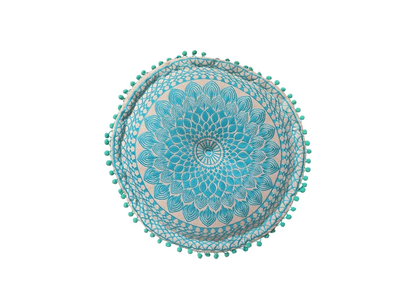 Coussin de sol rond Ottoman