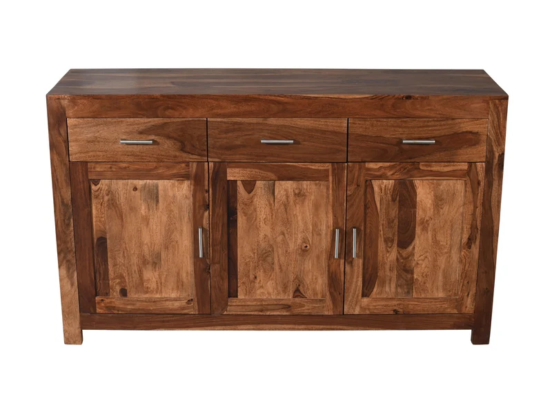 Buffet 3 portes 3 tiroirs 59" Enzo brun