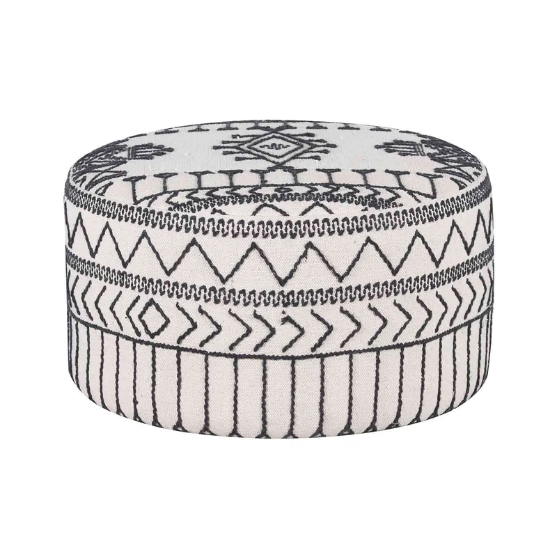 Pouf tribal rond 90 cm