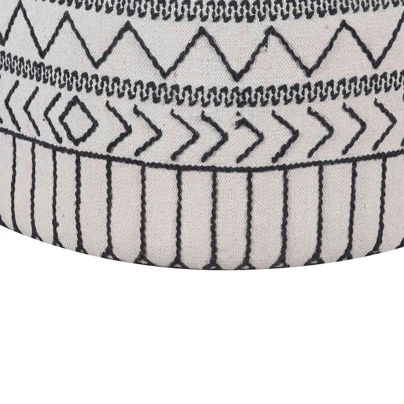 Pouf tribal rond 90 cm