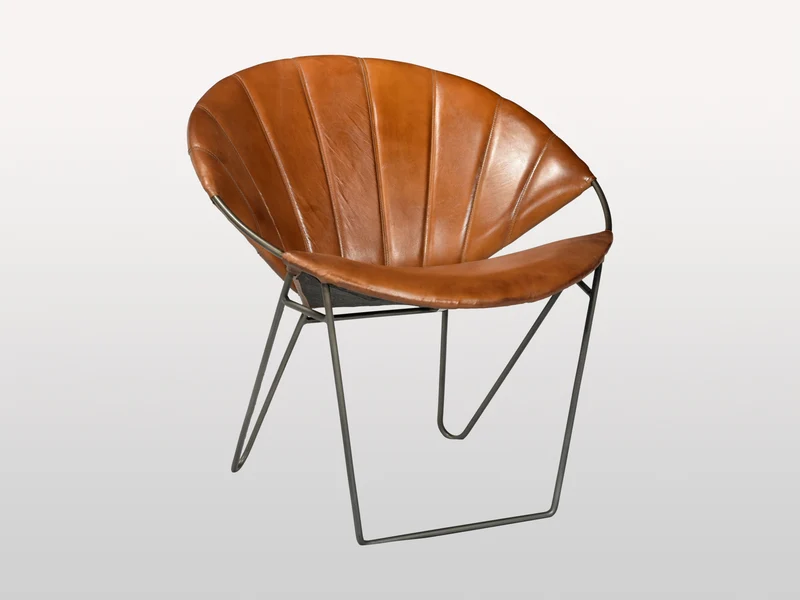 Chaise en cuir Cosy