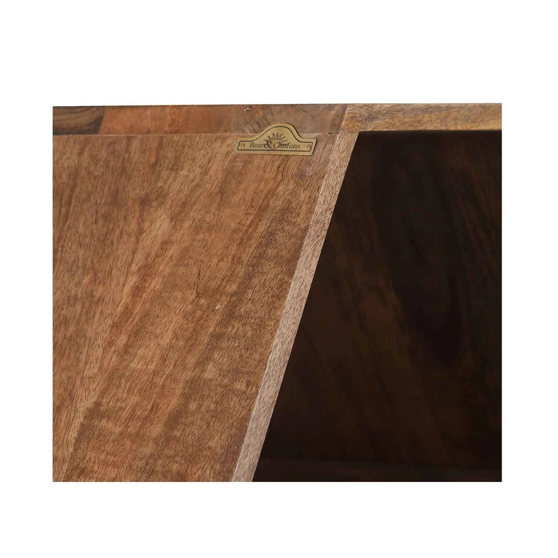 Grande étagère hexagonale | Bois de manguier
